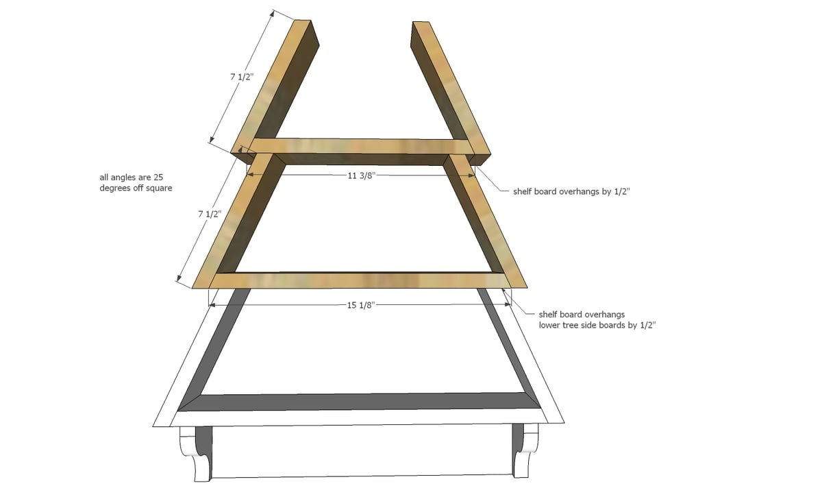 Tree Wall Shelf Ana White